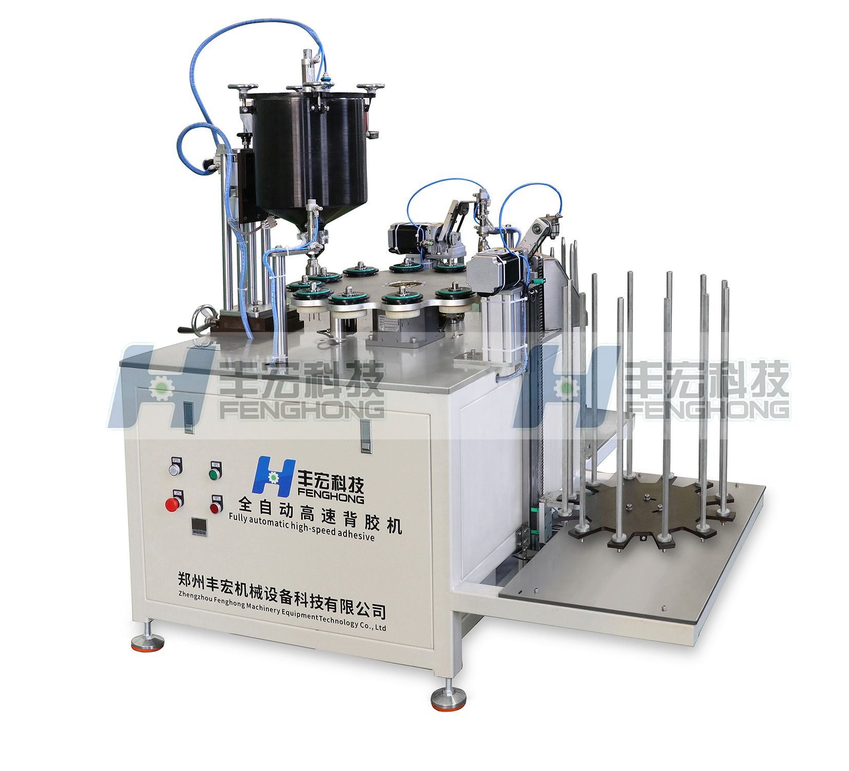 全自動(dòng)百葉輪高速背膠機(jī)